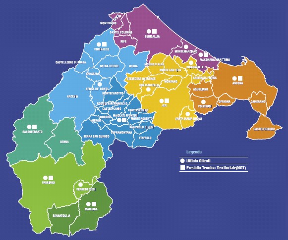 Planimetria a colori sedi viva servizi